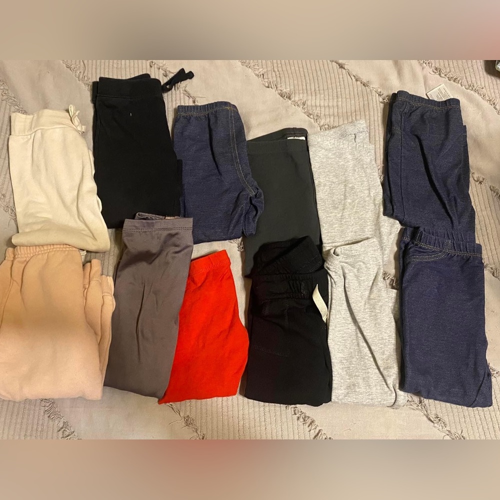 12 pairs of tights-different brands 18m-24m